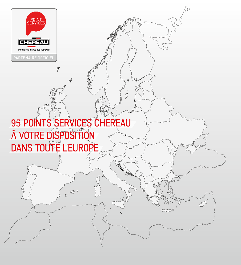 Le réseau de points services CHEREAU